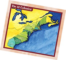 the 13 colonies